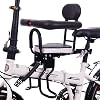 Front Child Seat, Front Childrens Bicycle Seat, Childrens Bicycle Seat, Bicycle Front Mount, Baby Carrier Seat, For Toddlers, Mountain Bike, Safety Carrier Cushion, Includes Footrest, Length