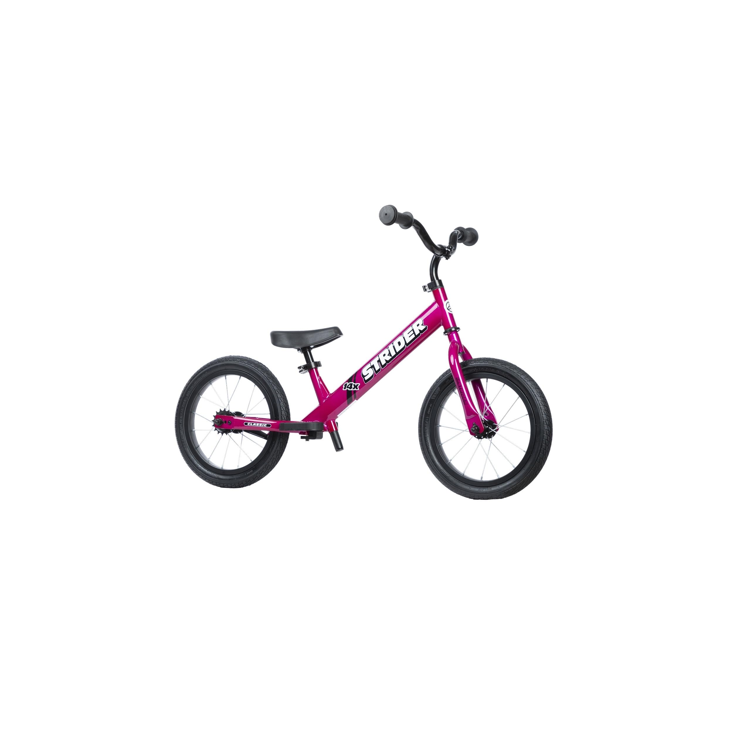 Amazon.com: Strider 14x Classic, Funky Fuchsia- Balance Bike for