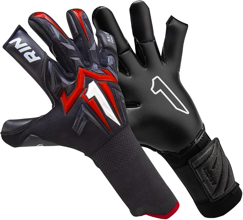 Rinat Aries X Pro Goalkeeper Gloves – Elite AXG Latex for Supreme Grip | Hybrid Cut for Control | Impact Protection | Double Anchor Wristband | All-Weather Performance