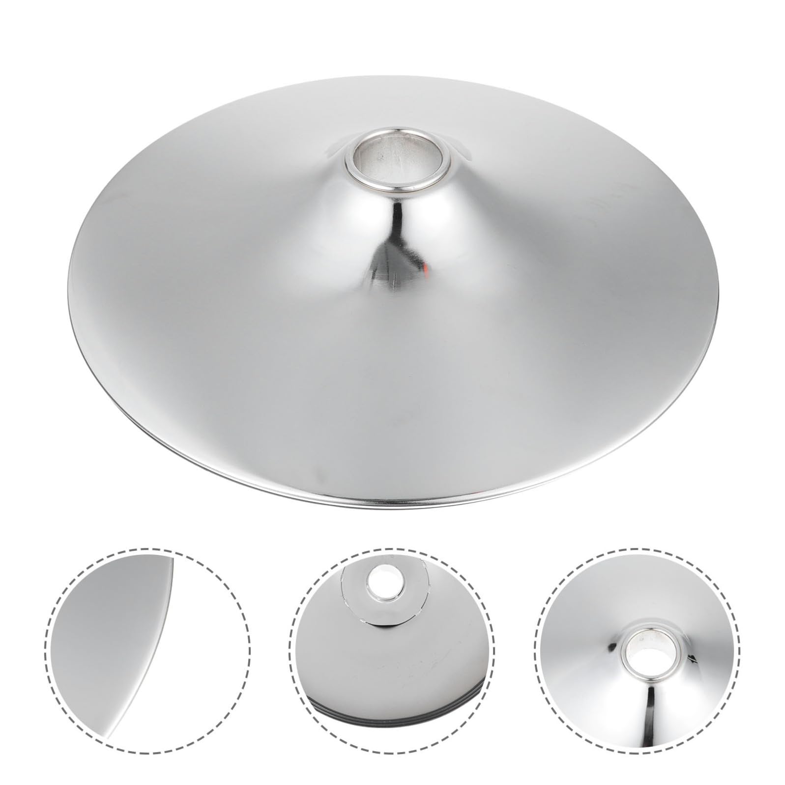 Generico Base Rotonda per Tavolo in Lega di Alluminio Pratica e Resistente, Accessorio per Sgabelli e Sedie Design Semplice per Studio e Arredamento Casa