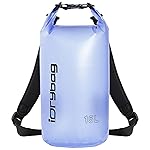 IDRYBAG Clear Dry Bag Waterproof 2L/5L/10L/15L/20L, Small Dry Sack Waterproof Bag for Kayaking