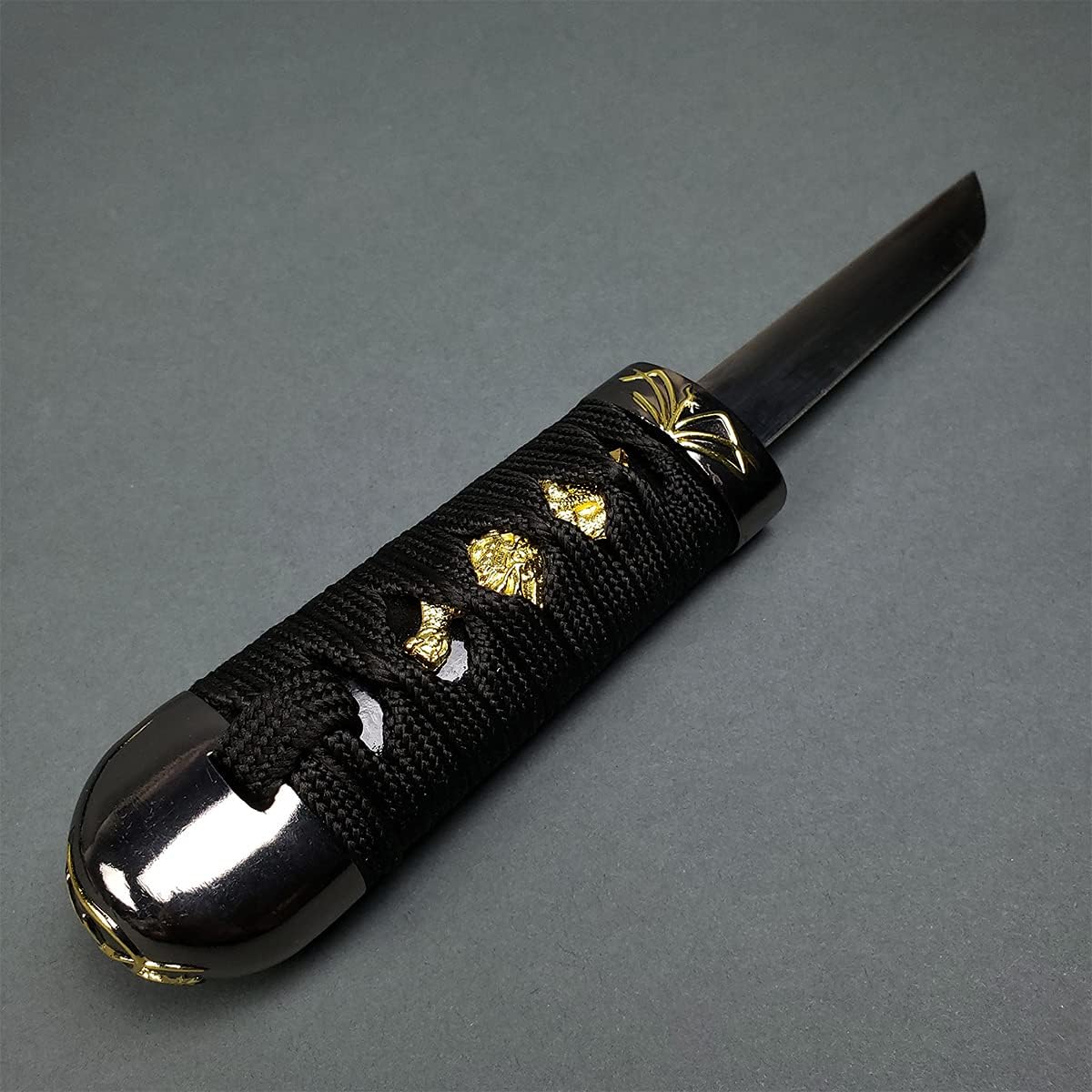 Musha Hand Forged Japanese Katana Samurai Sword - 1045 High Carbon Steel Full Tang Blade for Collection, Gift, Straw Mat Cutting Practice