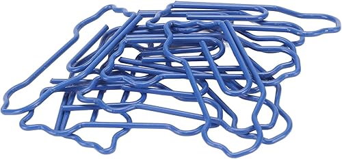 Miniatura 6 de Fdit 100 clips de papel con forma de coche, de metal, lindos clips de oficina portátiles para papeleo, oficina, escuela, clips para marcapáginas