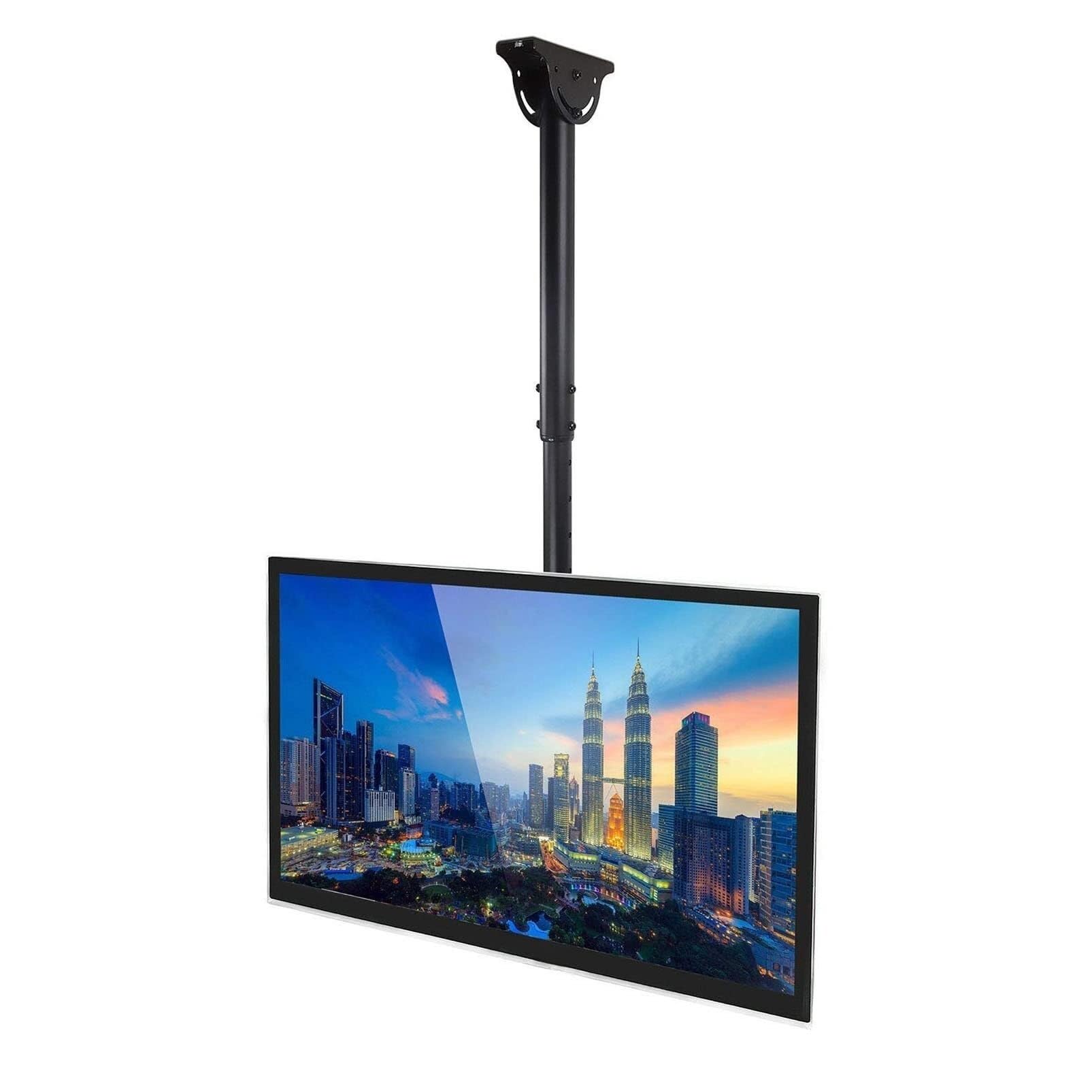 Support TV réglable au plafond pour écran de 32 à 65 pouces
