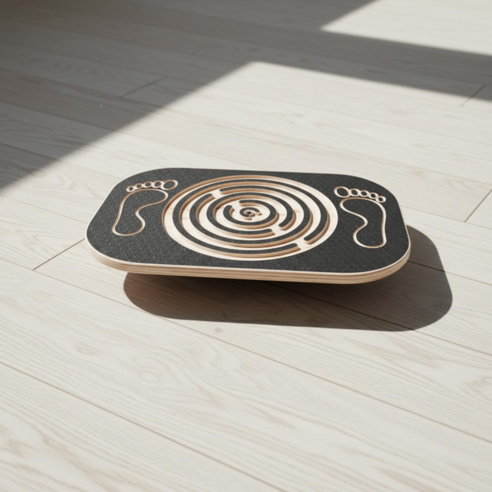Tablero de Equilibrio Infantil Tabla Ejercicio Infantil Balancín Creativo Postura Juego Movimiento Madera Compacto Apto para Juego Desarrollo Corporal Infantil en el Hogar