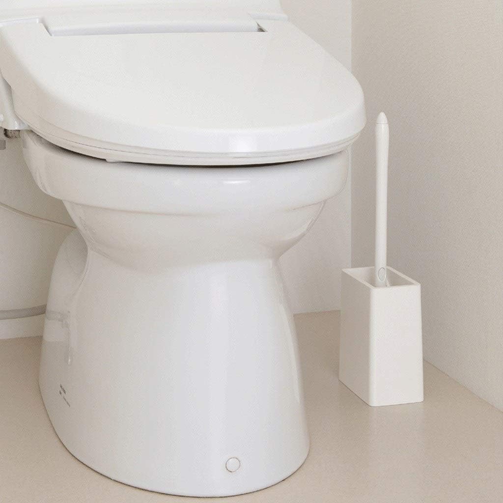 Toilet Brush Holder Toilet Brush and Holder, Toilet Brush with Curved Brush Head and Fan-Shaped Bristles, Toilet Bowl Brush for Bathr,Toilet Brush with Holder