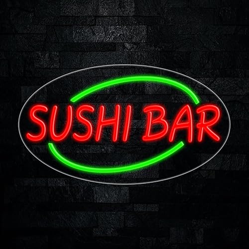 Sushi Bar led neón Signo #34077 Made in USA