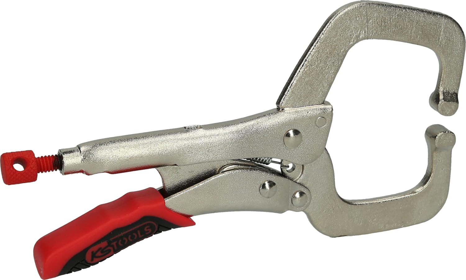 KS TOOLS 115.2008 Welding clamp gripping pliers with quick-release lever, Grau - Image 2