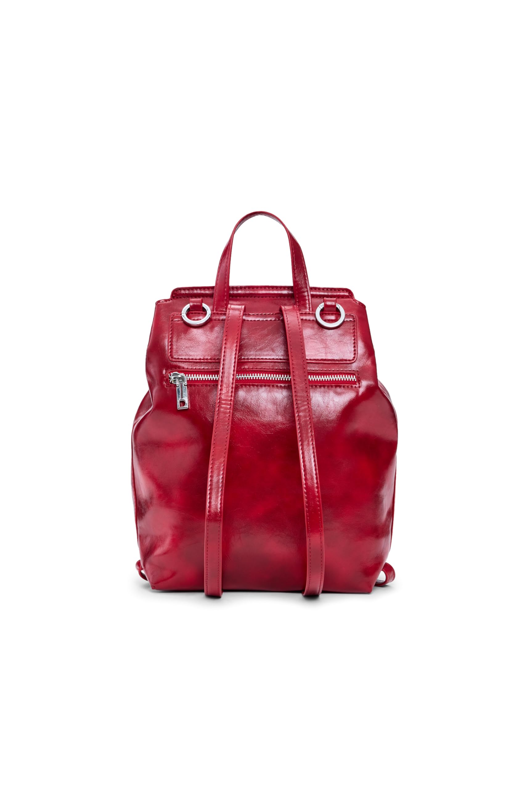 Desigual zaino per il tempo libero Half Logo Luena Backpack Carmine rosso