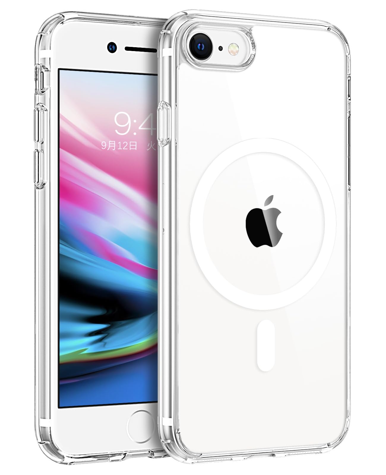 BENTOBEN iPhone 16 用 ケース MagSafe対応 ワイヤレス充電 マット 半透明 耐衝撃 米軍MIL規格 マグネット搭載 ストラップホール付き 指紋防止 レンズ保護 アイフォン16 スマホケース カバー ブラック