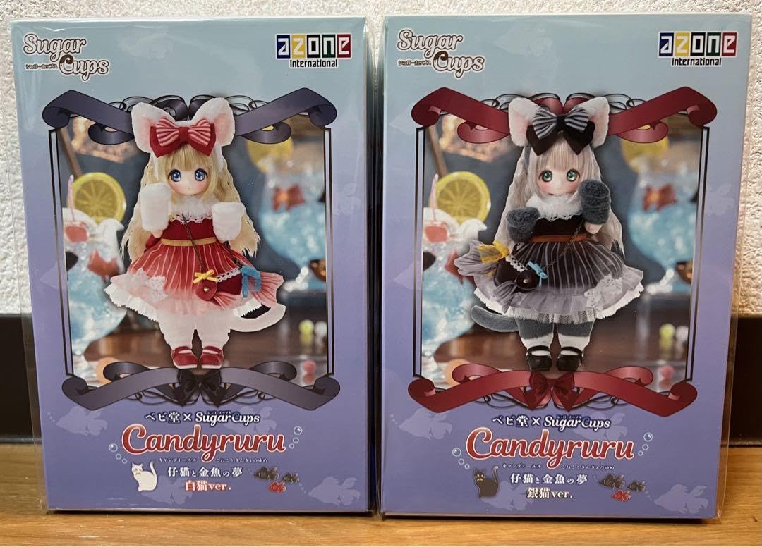 Amazon.co.jp: 防水丁寧梱包 新 キャンディールル 仔猫と金魚の夢 白猫 