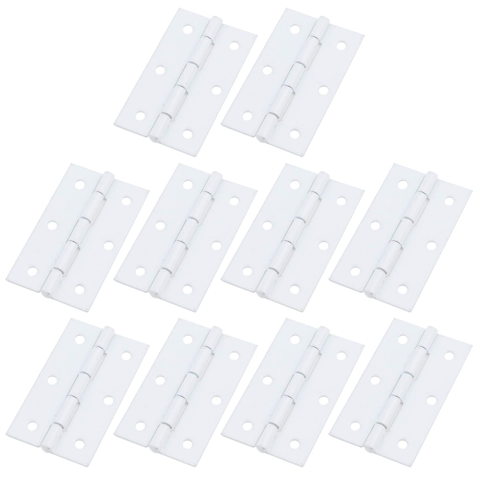Charnières de porte en fer blanc 6x3,6 cm pour vos petites armoires en bois