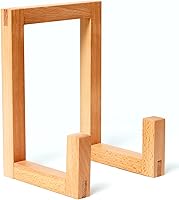 Vista 8 de Soporte de almacenamiento de discos de vinilo moderno, soporte de exhibición de álbumes de madera maciza, soporte de discos de vinilo de madera