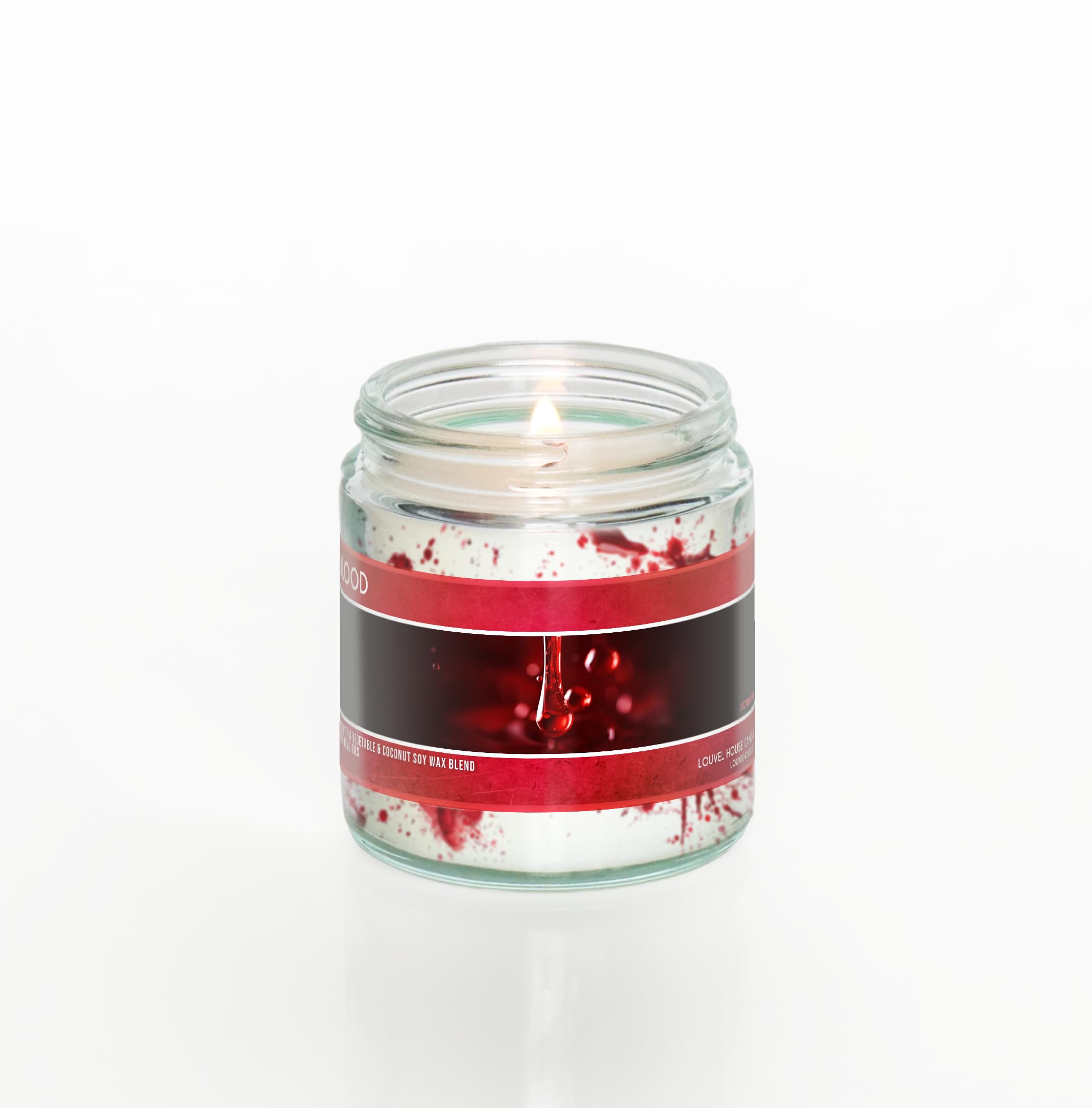 Amazon.com: Blood 3oz Scented Mini Candle : Home & Kitchen