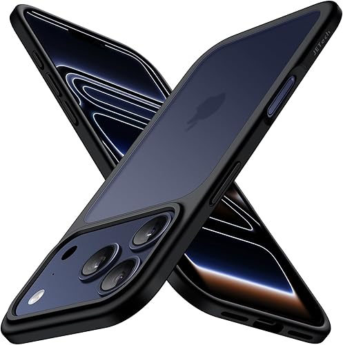 JETech Funda Mate para iPhone 17 Pro de 6.3 Pulgadas, Protección Antigolpes de Grado Militar contra Caídas, Cubierta de Teléfono Minimalista con