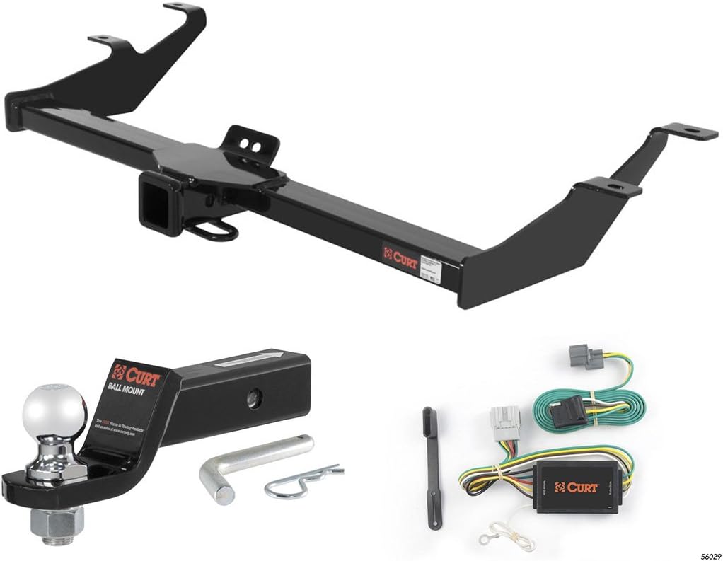 Curt 13574 56029 45036 Trailer Hitch Tow Package with 2-Inch Ball for 2007-2011 Honda Element