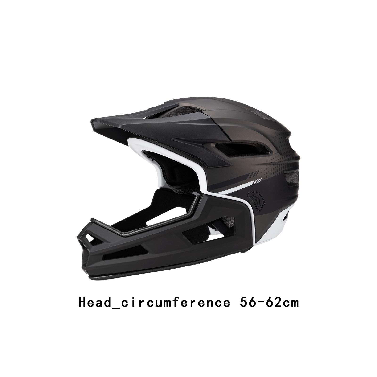 predolo Caschi a 360° da Ciclismo, Casco Integrale da Bici con Mentoniera Staccabile, 56 Cm-62 Cm Circonferenza della Testa Regolabile, Casco da Bicicletta per Pattinaggio E Ciclismo