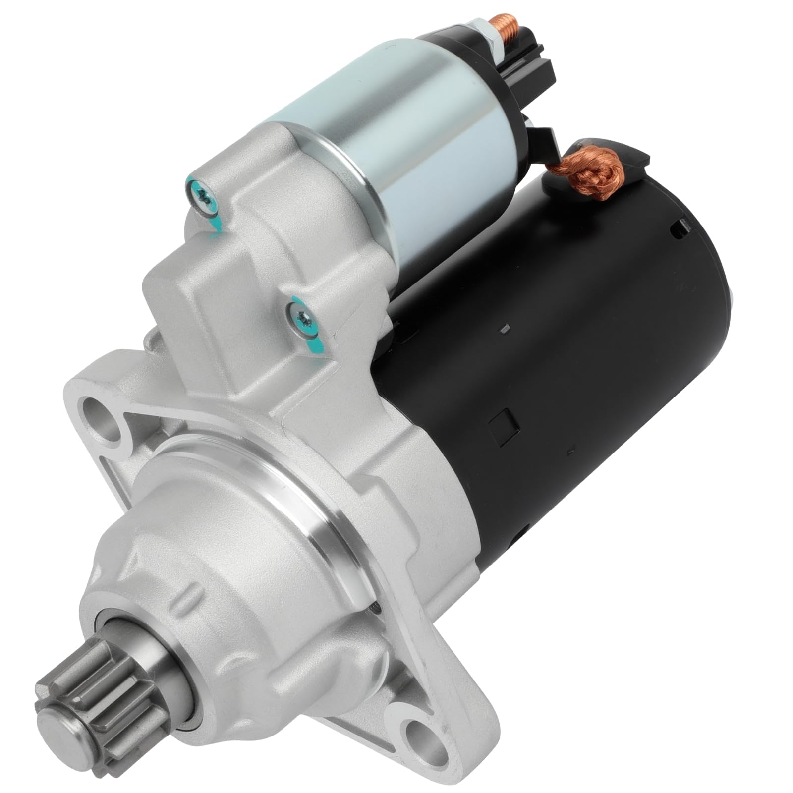 SCITOO Starter Fit For Volkswagen Beetle 2006-2014 2.5L 17969 | For Volkswagen For Golf 2010-2014 2.5L L5|For Volkswagen For Jetta 2005-2014 2.5L L5|Starters Motor|Reference# 944280802190