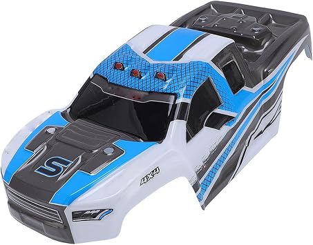 Replacement RC Car Shell Cover Durable Lightweight Sporty Design Easy Install Spare Body Shell for Remote Control Car Enthusiasts PVC Material Blue