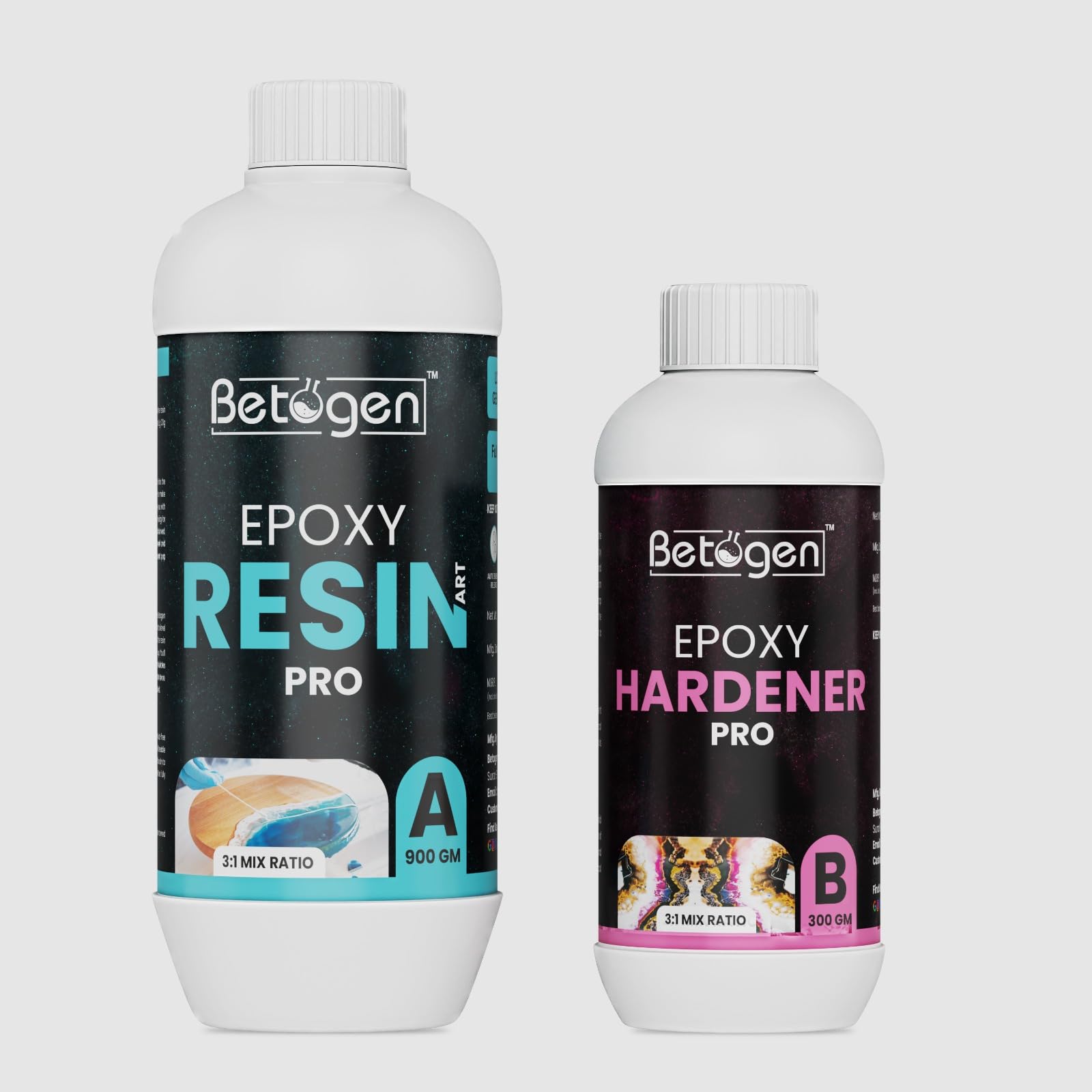 Betogen Epoxy Resin 3 : 1 Ratio Resin and Hardener 1200 gm set - Crystel Clear Resin - 900gm and hardener 300gm, Art and Craft, DIY, Begginers Resin Art kit [ Resin :- 900gm And Hardener :- 300gm ] (B0CPT4G7YJ) Amazon Price History, Amazon Price Tracker