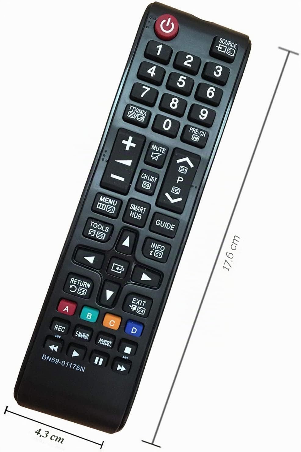 pour telecommande Samsung bn59-01175n pour télécommande Universelle Samsung Smart TV Aucune Programmation requise