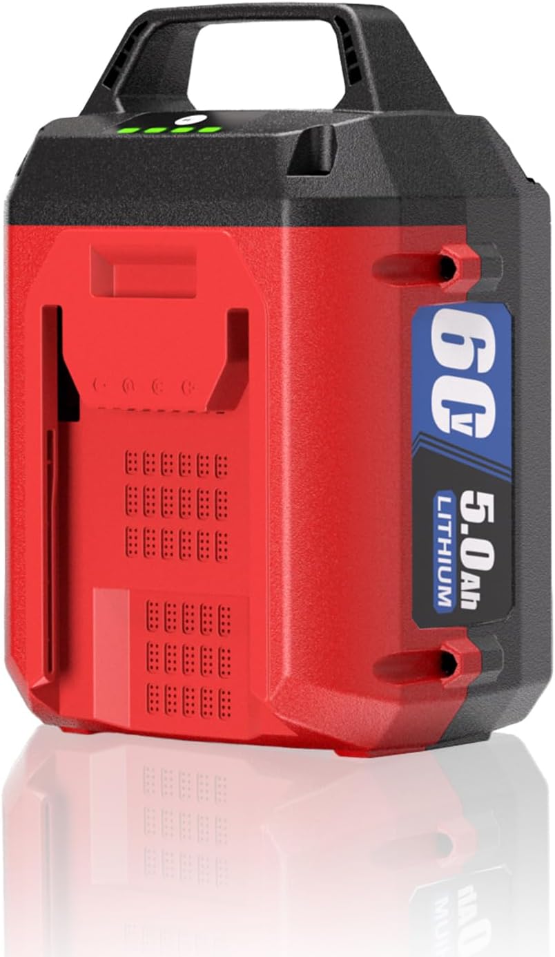 TenHutt 60V 5.0Ah Li-ion Battery, Replacement for Toro 60v Flex Force Battery 88650 88660 88640 88625 88675 88620 88602, Compatible with Toro 60 Volt Power System Tools & Chargers 88605 88610 88602