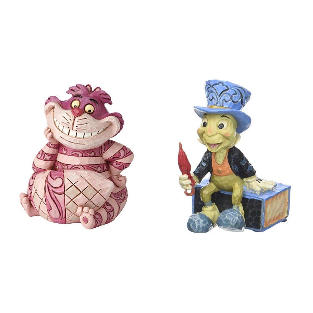 Disney Traditions "Cheshire Cat Mini Figurine & Traditions Jiminy Cricket Mini Figurine