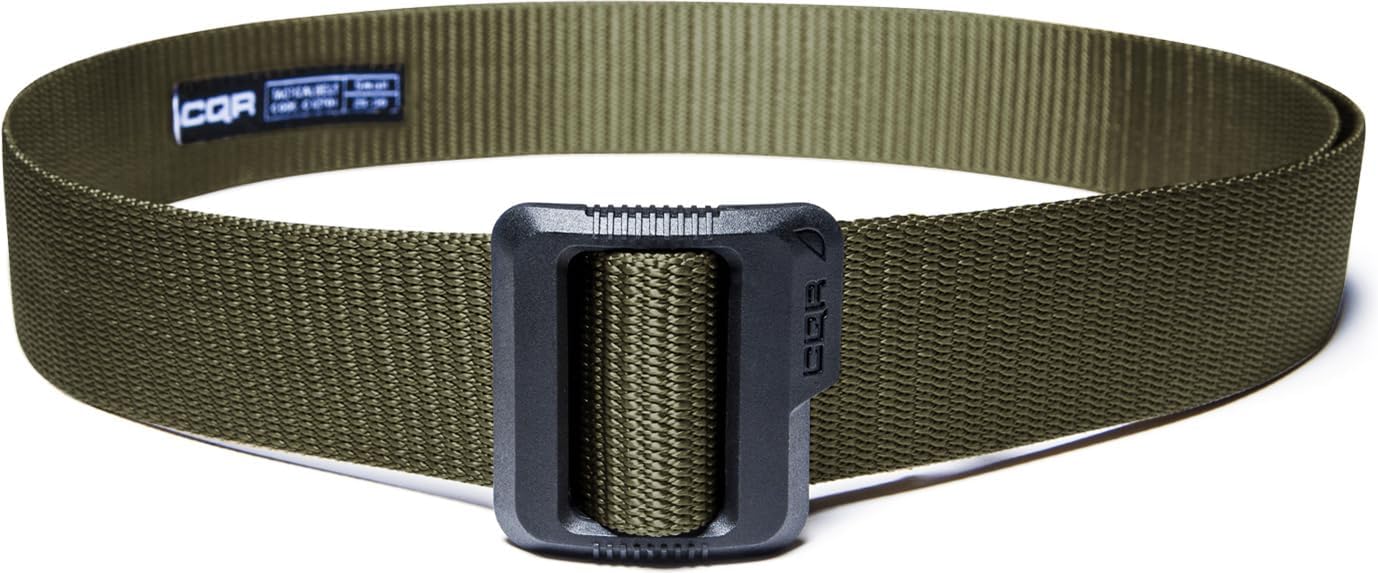 CQR Tactical Belt, Military Style Heavy Duty Belt, Webbing EDC Quick-Release Buckle - Image 7