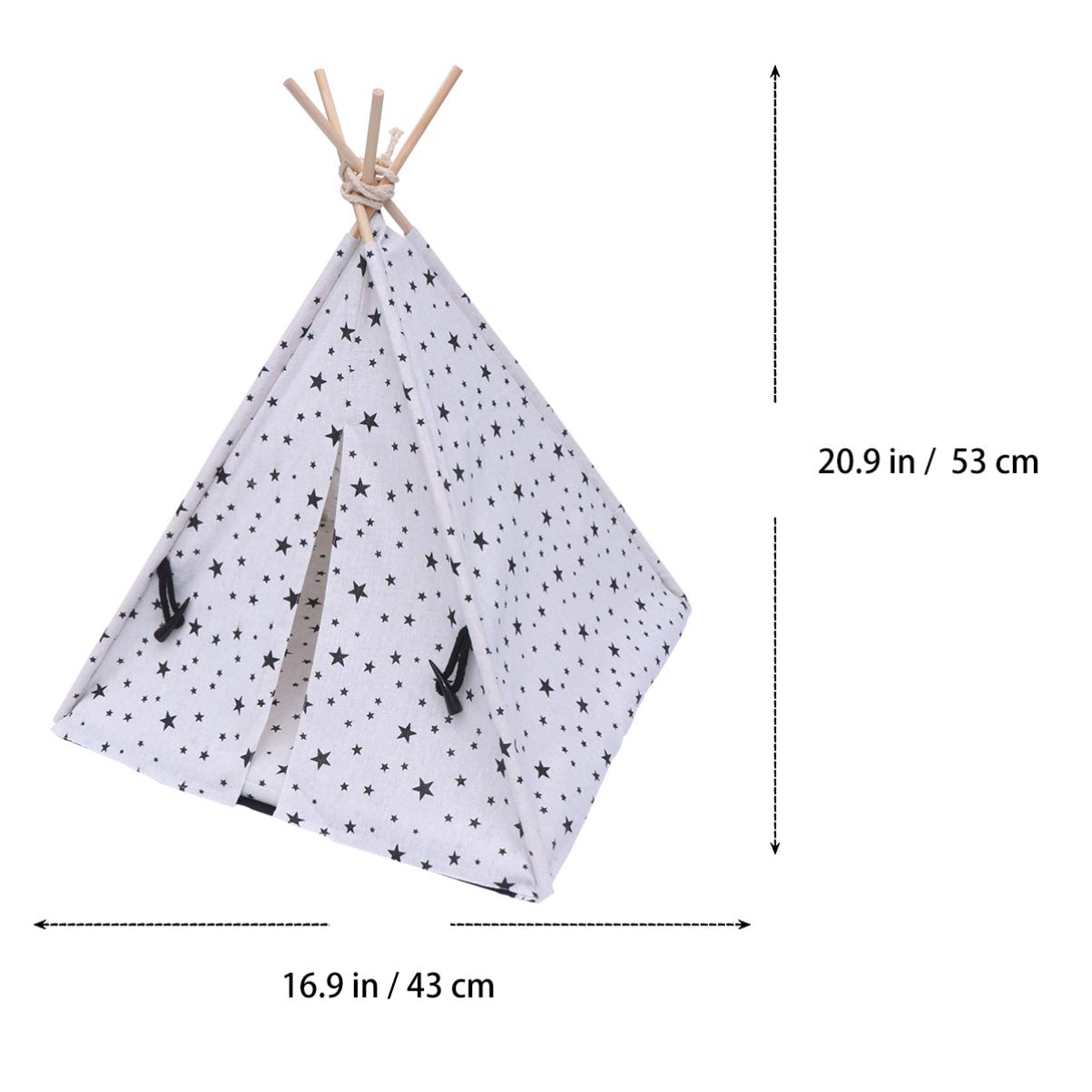 Opvouwbare tent voor grote honden en katten Ruim achthoekig ontwerp met