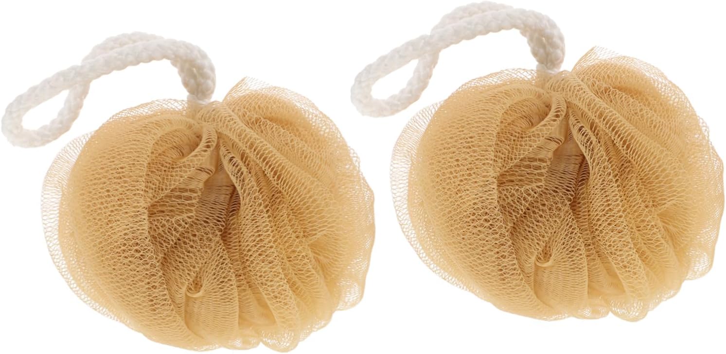 2pcs Lantern Bath Flower Ball Soft PE Foam Mesh for Women