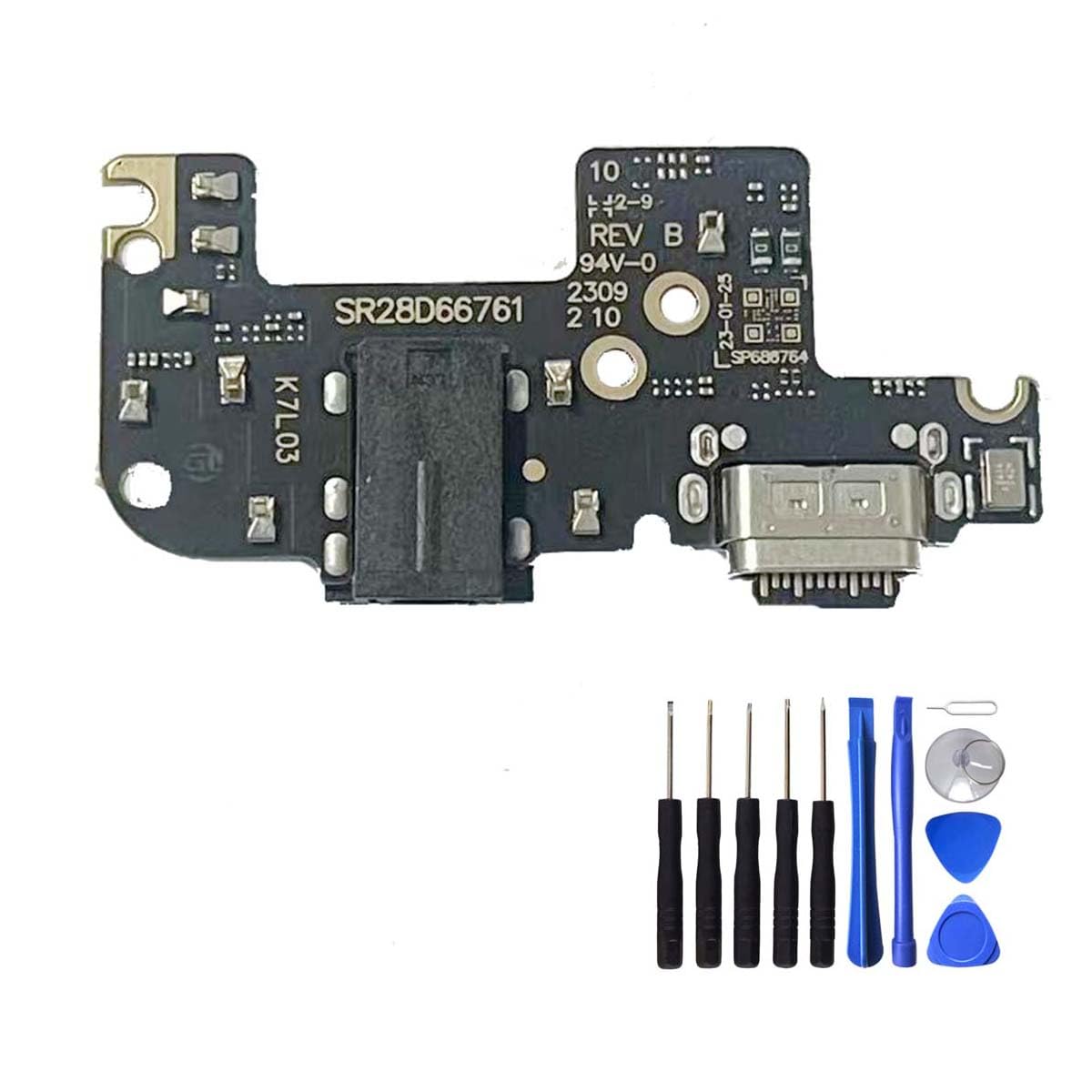 UPONEW for Motorola Moto G Stylus 5G 2023 XT2315 USB Charging Port Dock Connector Board Flex Replacement Part with Opening Tools (11PCS)