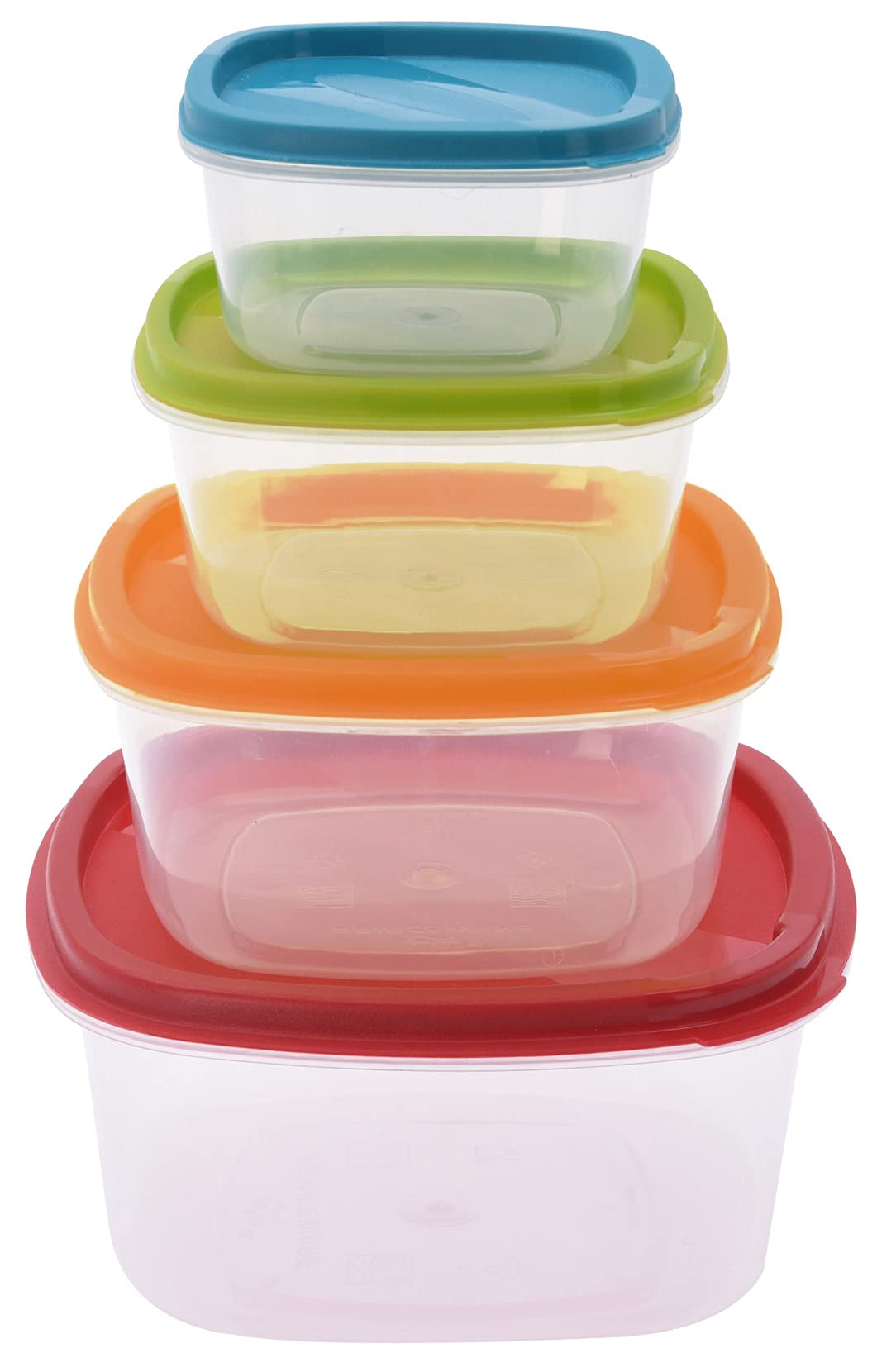 MIJOMA - Lot De 3 Boîtes Repas Colorées Sans BPA - Idéal Pique-nique, Rangement Malin