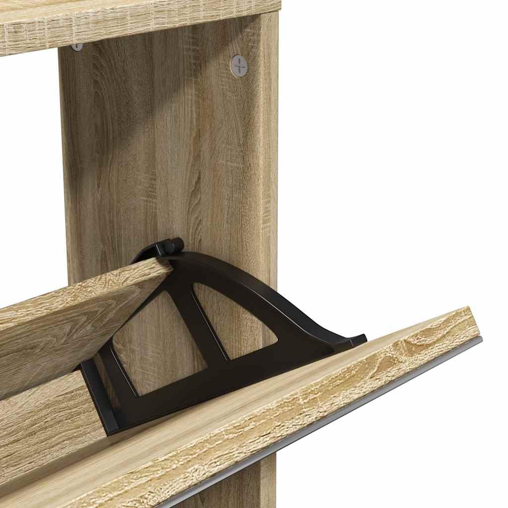 Armario zapatero con espejo moderno con 5 compartimentos plegables, 63 x 17 x 169,5 cm, montaje en pared, para 3-4 pares de zapatos por compartimento, almacenamiento elegante para el pasillo