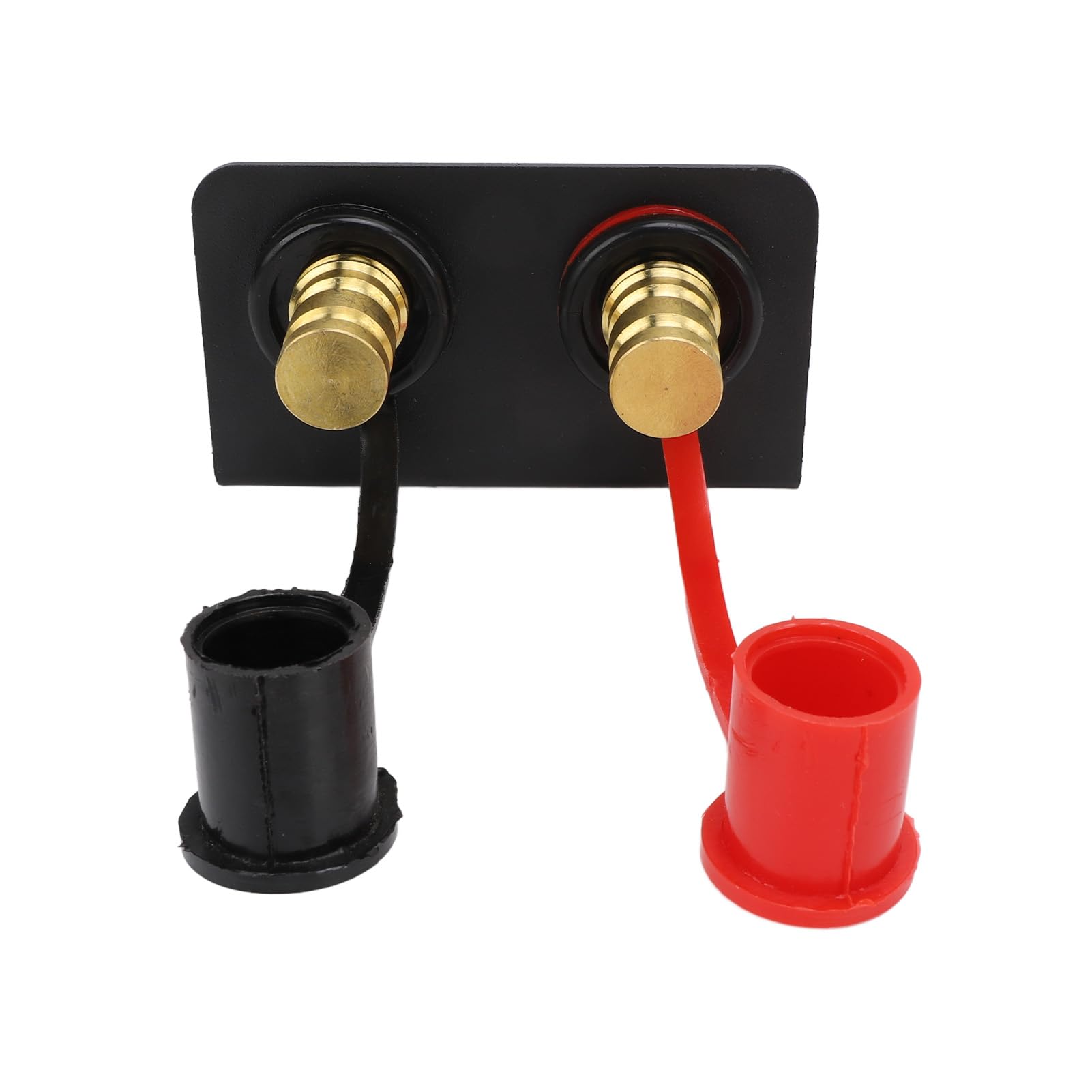 POENVFPO Terminales de BateríA Remota, Poste de BateríA de Latón de 3 Pernos de 8 Pulgadas con Cubierta, Kit de Poste de Carga de 250 A, Cable de Calibre 4 de 59 Pulgadas, Montaje en Panel para