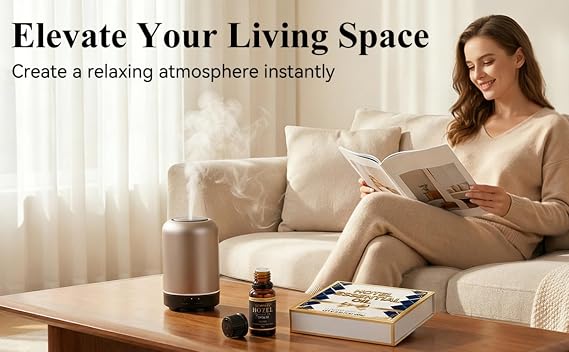 Hotel Diffuser Oil Discovery Kit - Buyers Best Picks - 10 mLX8, Hotel Fragrance Oil Gift Set - for Waterless Essential Oil Diffuser Inspired by Iconic 5-Star Hotels