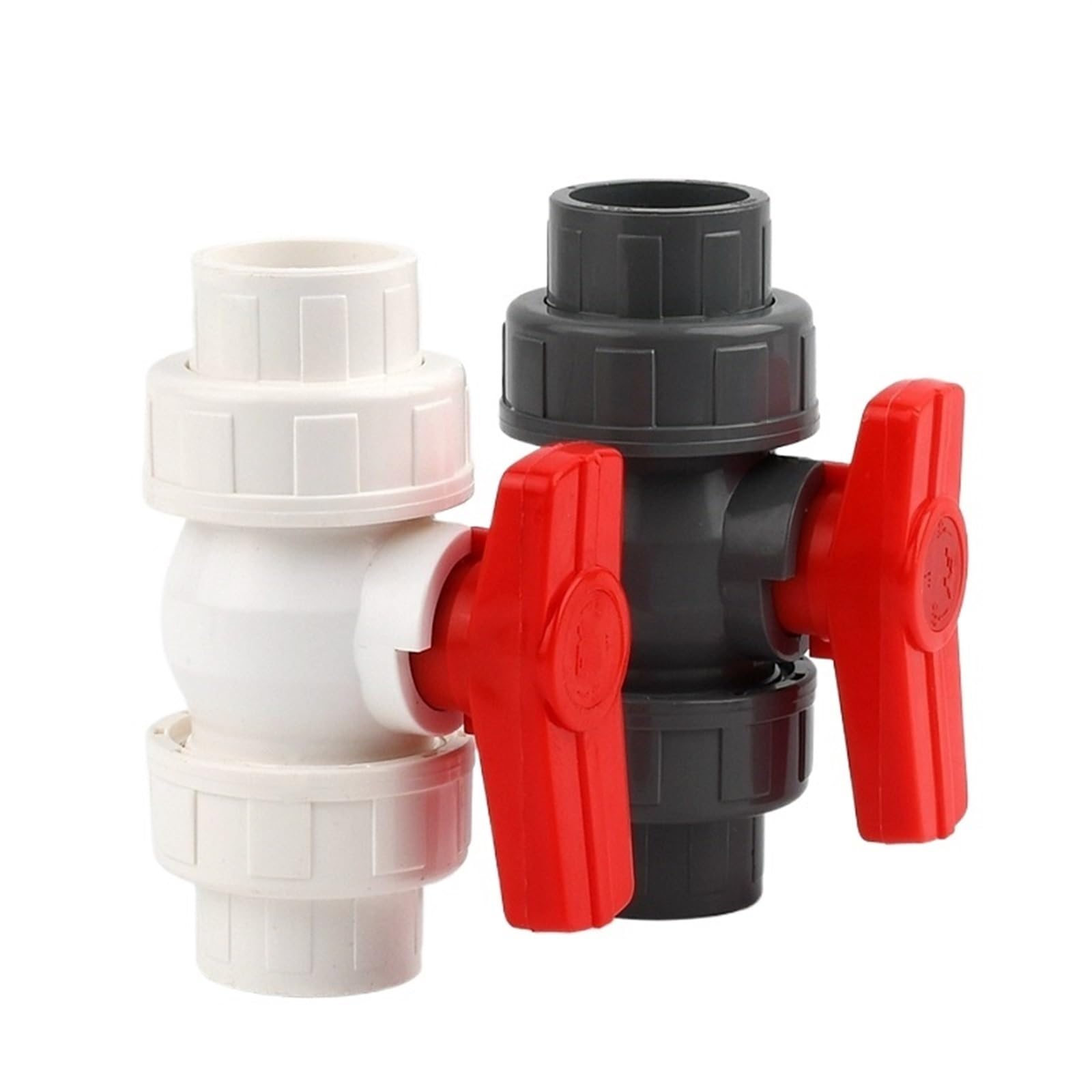 Gwintowane złącze odcinające zaworu kulowego z PCV do rur 20-110 mm