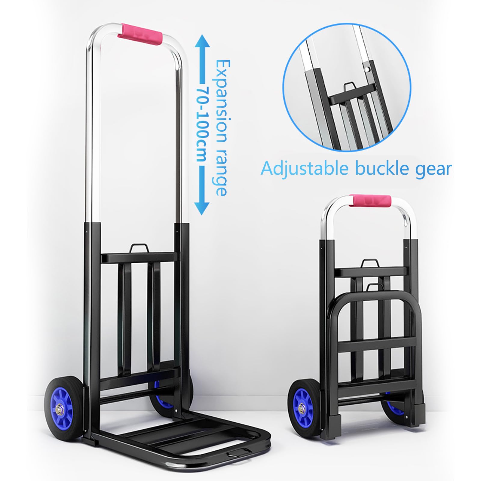 Carrello a mano pieghevole multiuso portatile per casa e giardino