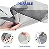 Window Screen Mesh Replacement,Durable Washable Fiberglass Mesh Screen,High Visibility,UV Protection,Easy to Cut & Install Insect Screen Net for Windows,Doors,Sun Rooms,36 x 79 Charcoal