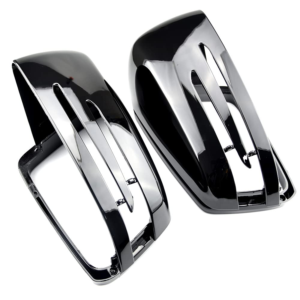 Coques de rétroviseur de voiture couvercle de rétroviseur latéral capuchon en plastique ABS style Compatible avec be-nz A B C E S CLA GLK GLA classe W176 W246 W204 W212 W221 X156 C117