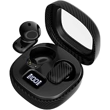 Wireless V5.4 Earbuds Compatible with NUU X7/X7 Plus/N10/N20/N30/A15/A23 Plus/A25/B10/B15 Carbon Fiber, ENC Digital Noise Cancel, IPX7, Custom EQ, Bass+, 24Hr With Charging In-Ear Headphones Case