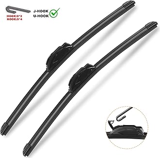 Autoboo Oem Quality 22" + 14" Premium All-Seasons Windshield Wiper Blades (Set of 2)