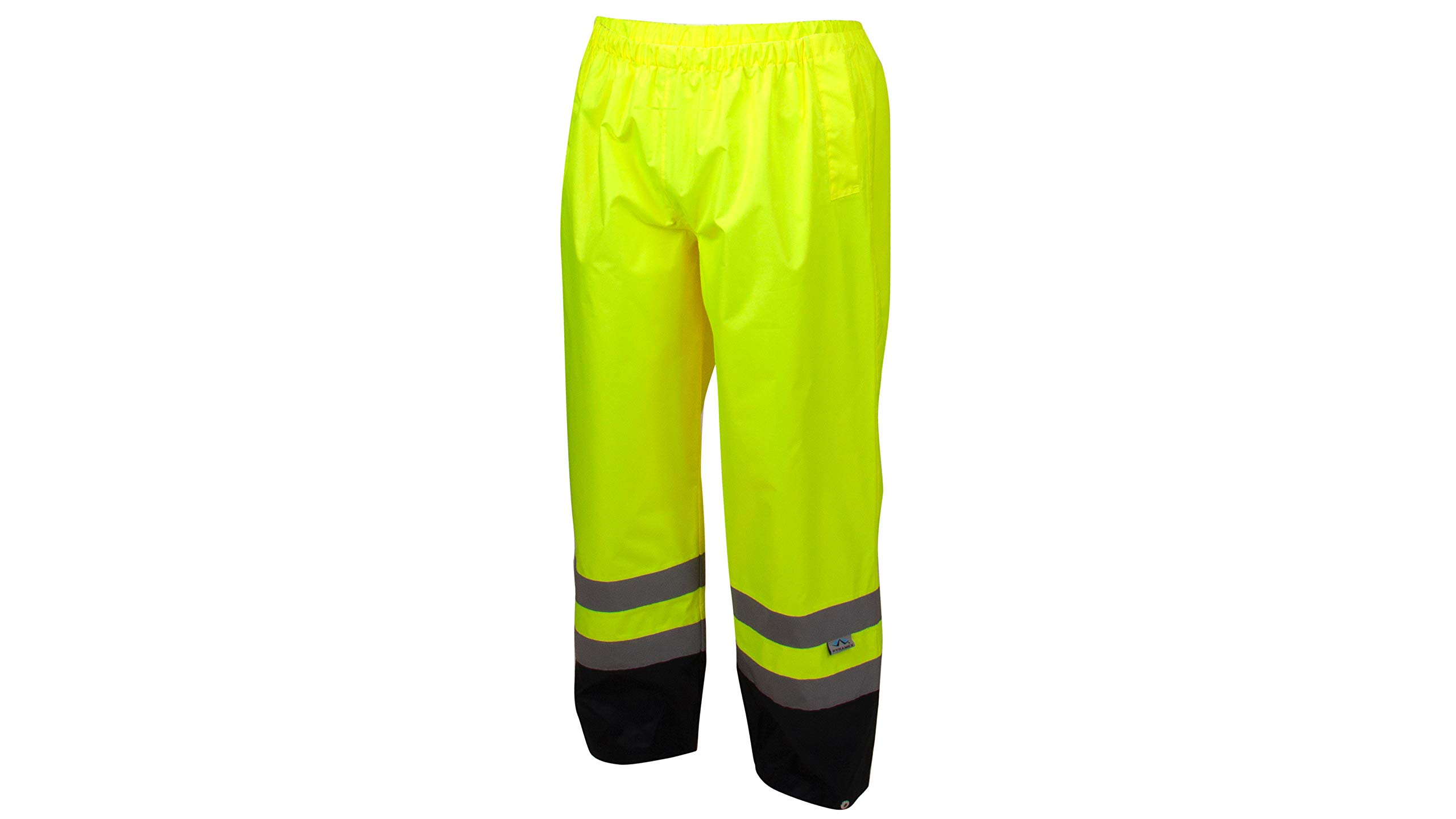 Pyramex RRWP3110X2 PU/Poly hi vis elastic waist pants - size 2X large