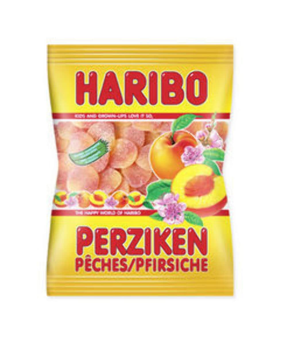 Caramelos Haribo | Melocotones (20X 185Gr | Haribo Caramelos | Caramelos Alemanes | 20 Pack | 3700 Gramo Total