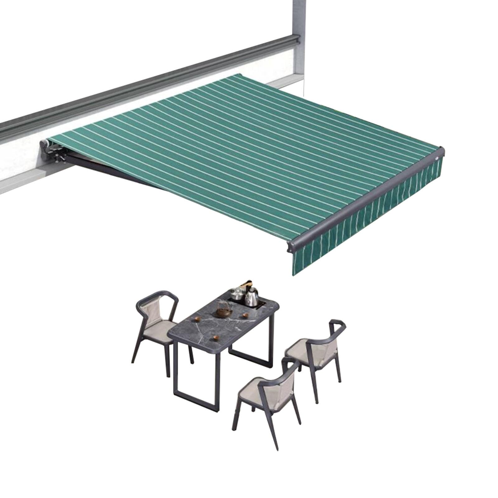 Tela para toldo retráctil con protección UV y resistencia a la nieve de terraza
