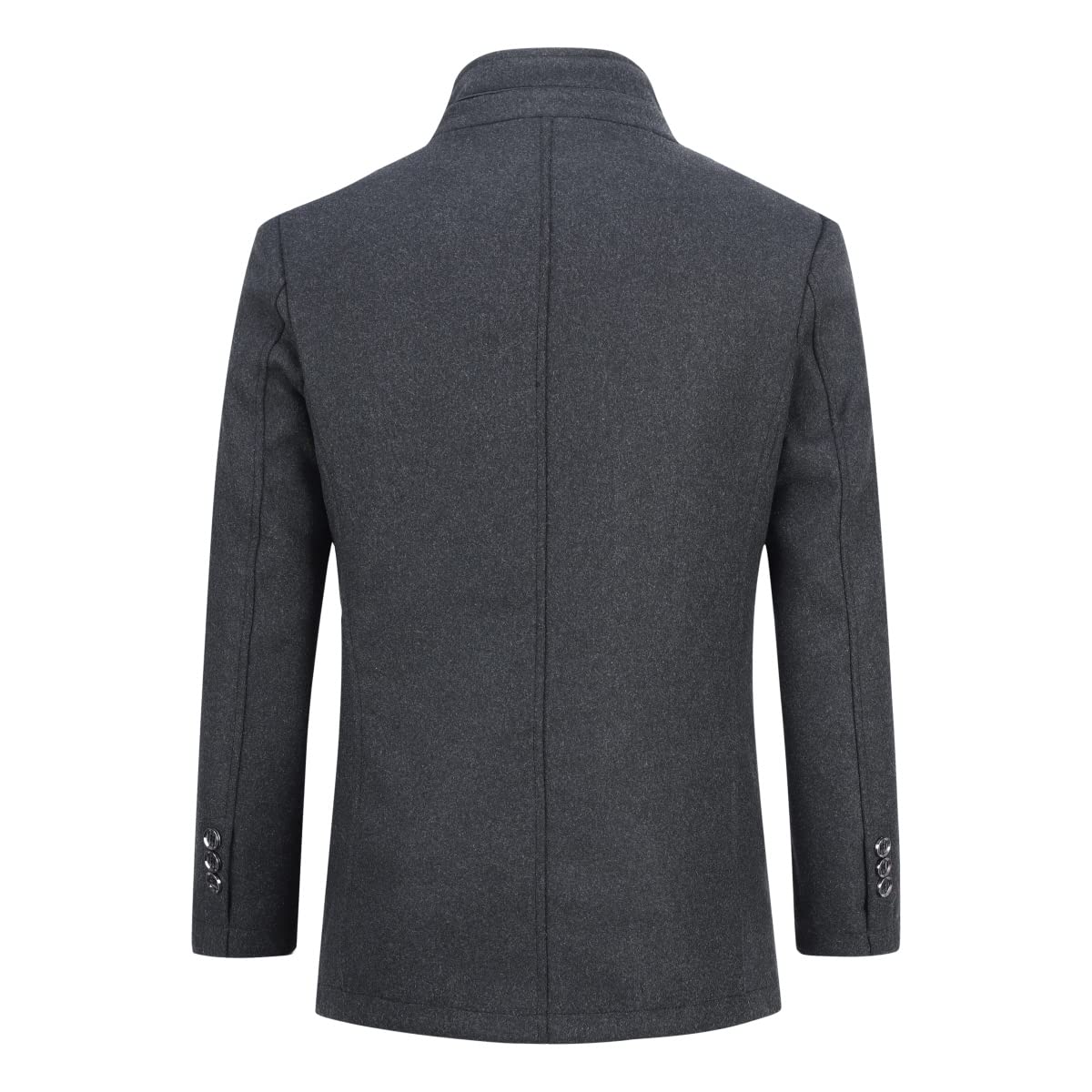 YOUTHUP Abrigos con Chaleco para Hombre de Invierno de Lana Trench Coat Casual Corto Chaqueta Gruesa