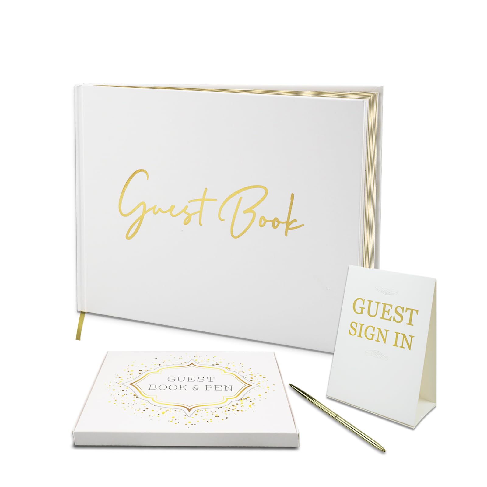 hocadon 100 Páginas Libro de Visitas para Bodas Libro de Firmas Bodas Libro de Invitados para Bodas o Aniversario o Bautizos o comunion o Fiestas de Cumpleaños