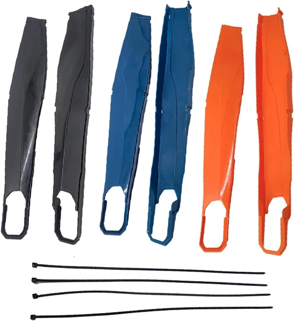 Motorcycle Universal Swingarm Guard Swing Arm Protector Cover Fit For KTM HONDA KAWASAKI SUZUKI YAMAHA Beta Husqvarna Gas Gas(Black)