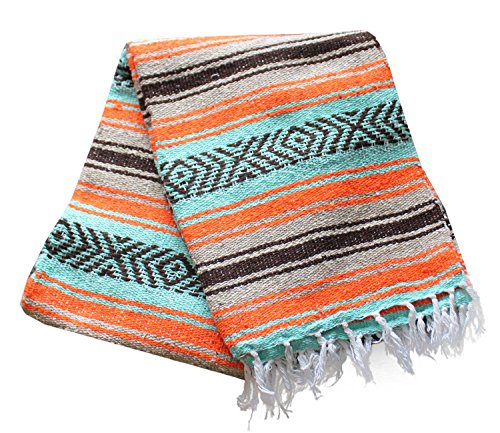 Del Mex Classic Mexican Falsa Blanket Vintage Style (Catalina)