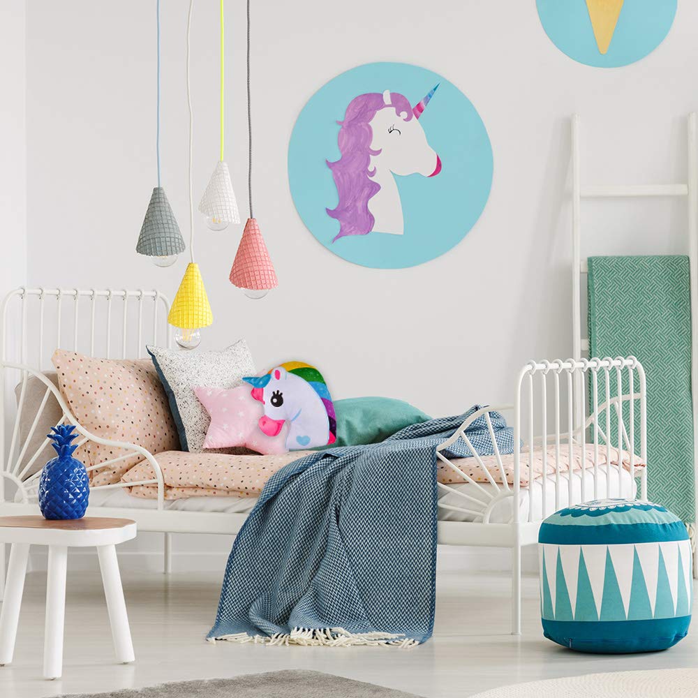 15 Unicorn Magical Plush Pillow Soft And Cuddly Rainbow Colour Pillow For Kids Home Decor Birthday Party Room Decors Amazon Ae Toys