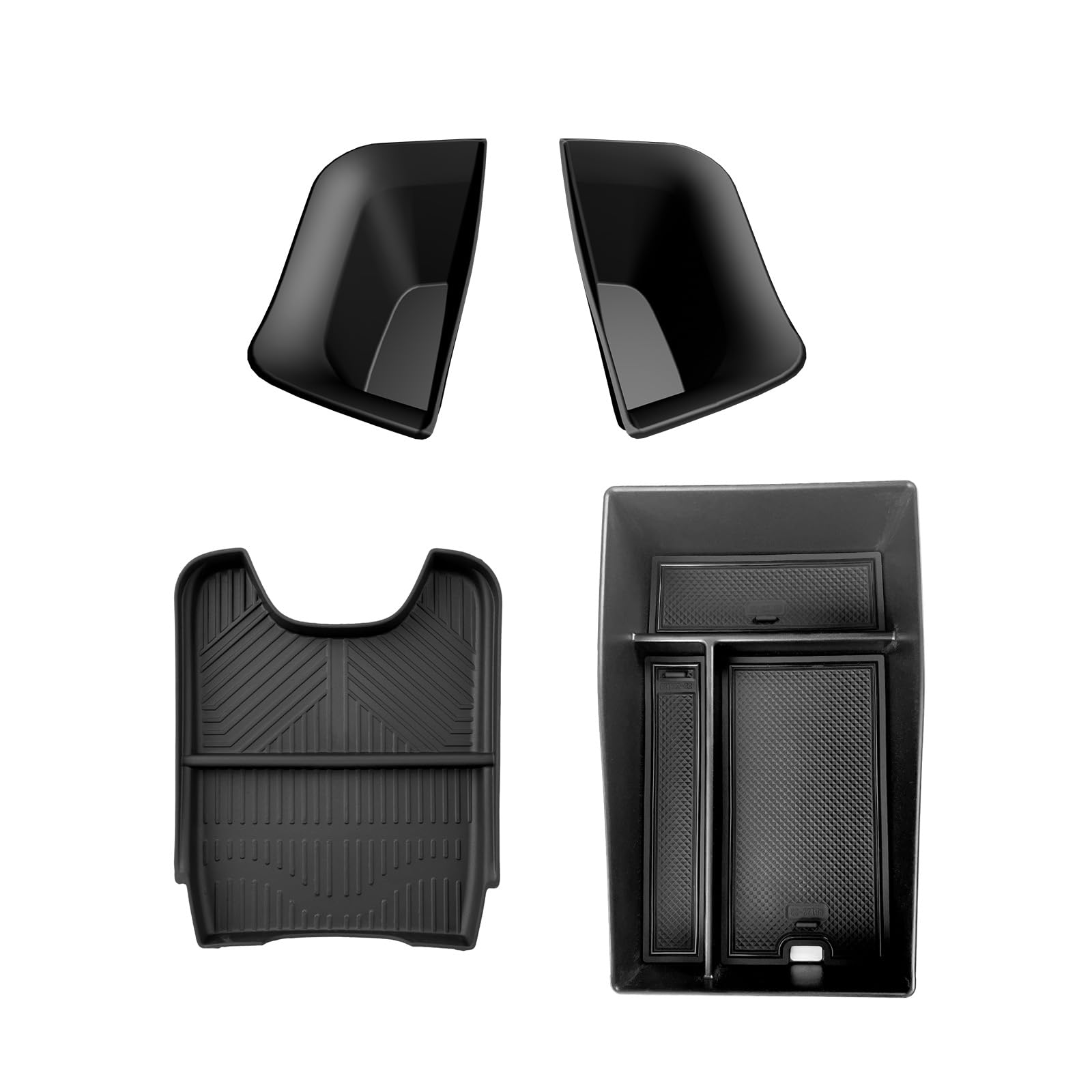 CDEFG 4PCS for Honda HR-V 2023-2025 Accessories Center Console Organizer Tray HRV (LX, Sport, EX-L) 2023 2024 2025 Armrest Storage Middle Console Insert Door Handle Pocket